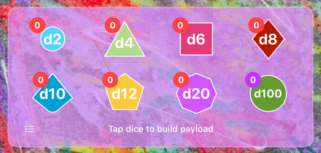 Local Dice App Dice Box Interface Showcase